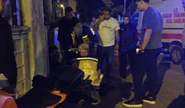 İnegöl'de duvara çarpan motosikletin sürücüsü yaralandı