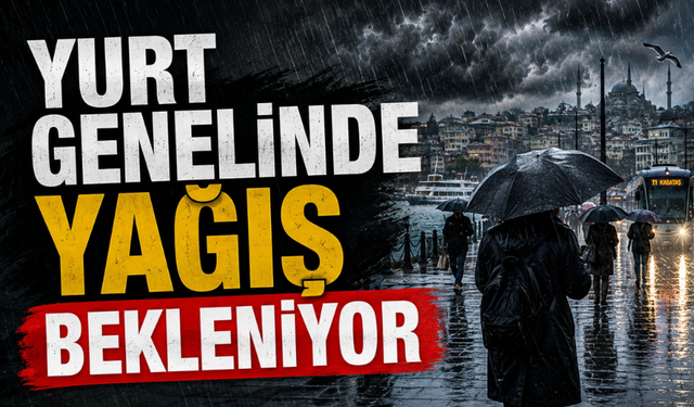 Yurt Genelinde Sağanak Yağış Bekleniyor