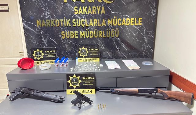 Sakarya'da uyuşturucu operasyonunda yakalanan zanlı tutuklandı