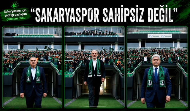 Sakaryaspor için yaptığı paylaşım gündem oldu!
