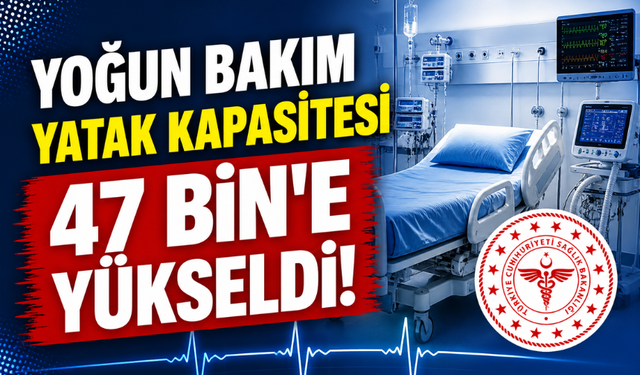 Türkiye'de Yoğun Bakım Yatak Sayısı 47 bin 809'a Yükseldi