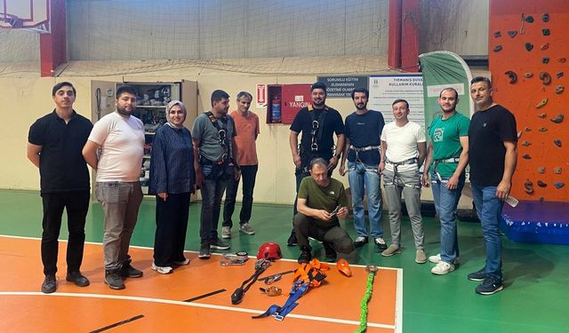 SUBÜ’de yüksekte çalışma eğitimi düzenlendi