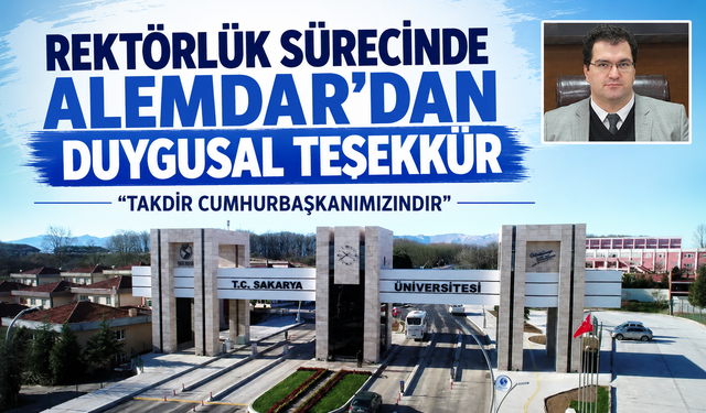 Prof. Dr. Murat Alemdar: "Takdir Cumhurbaşkanımızındır"