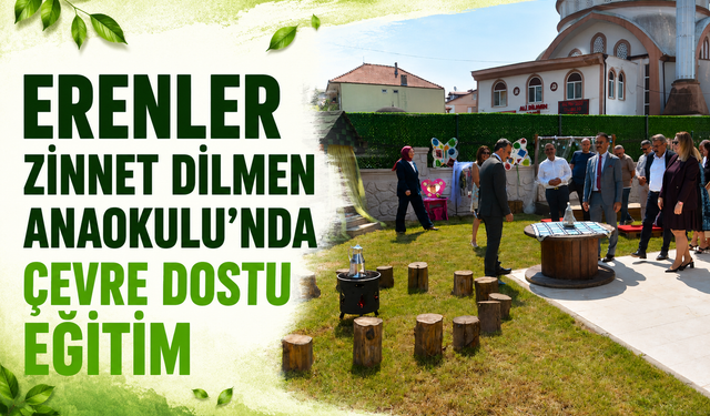 Zinnet Dilmen Anaokulu'ndan Örnek Proje: Açık Hava Sınıfı ve Sıfır Atık Sergisi Açıldı