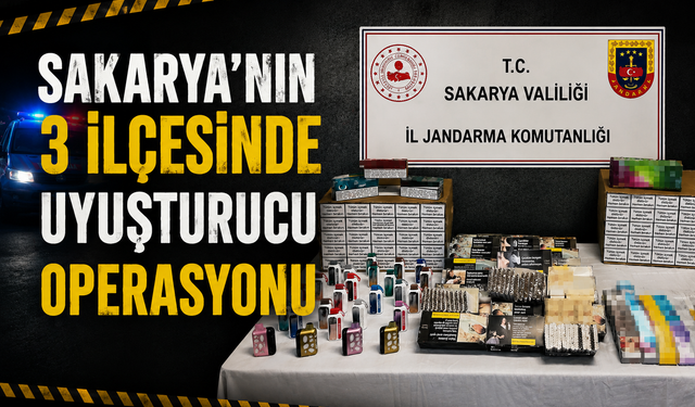 Sakarya’da Kaçakçılık Operasyonu: 4 Şüpheli Gözaltına Alındı