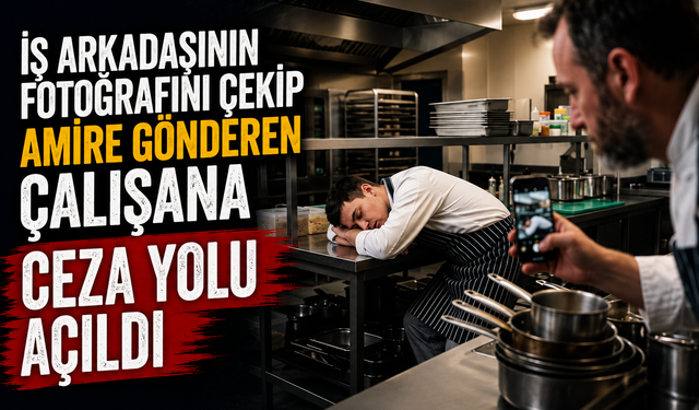 İş Arkadaşının Fotoğrafını Çekip Amire Gönderen Çalışana Ceza Yolu Açıldı