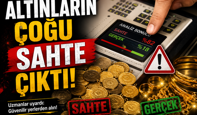 Satmak istediği altınlar ayarsız çıktı
