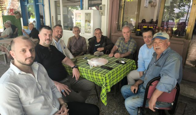 MHP İl Başkanı Tekin ve beraberindeki heyet Gemlik'te incelemelerde bulundu