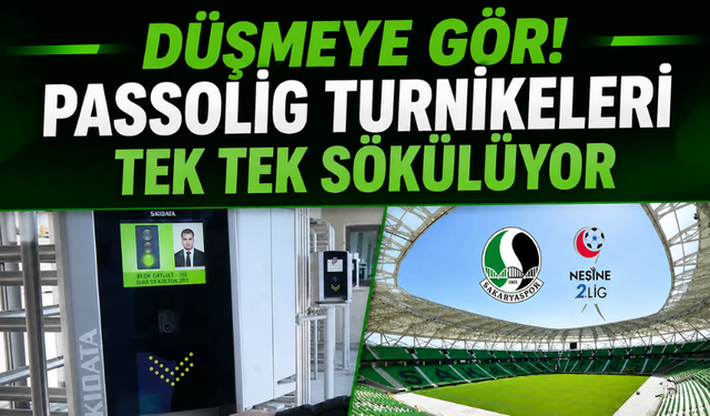 Düşmeye Gör! Passolig Turnikeleri Tek Tek Sökülüyor