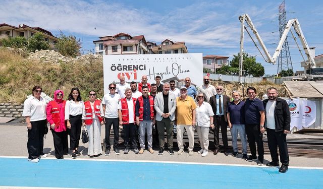 Serdivan’da Öğrenci Evi Projesi’nin temeli atıldı