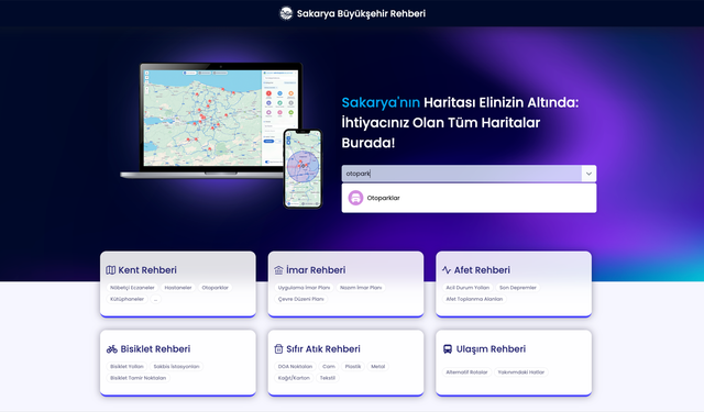 Kent Rehberi’yle otopark doluluğu tek tıkla öğrenilecek
