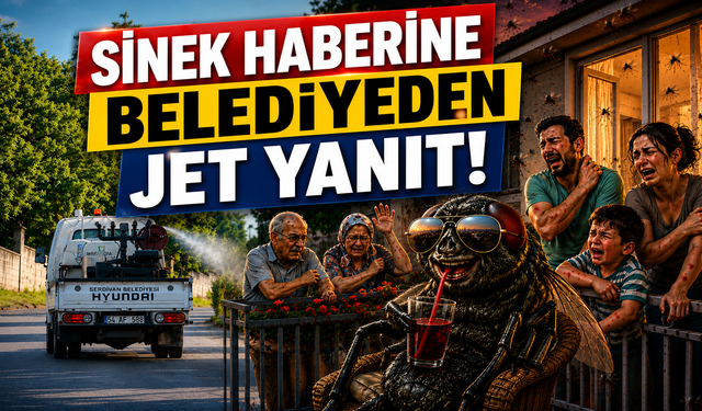 Sinek Haberine Belediyeden Jet Yanıt!