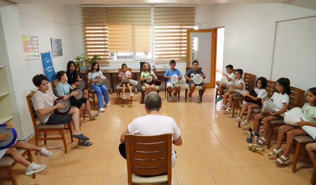 Ayvalık'ta çocuklar için ritim atölyesi