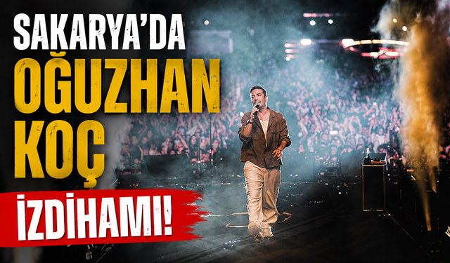 Oğuzhan Koç Sakarya'yı coşturdu! Millet Bahçesi'nde adım atacak yer kalmadı