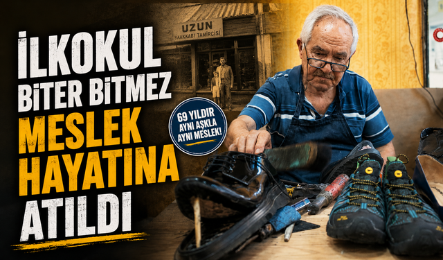 69 Yıldır Aynı Tezgâhta! Sakaryalı Ayakkabı Ustası Mesleğinin Yok Oluşunu Anlattı
