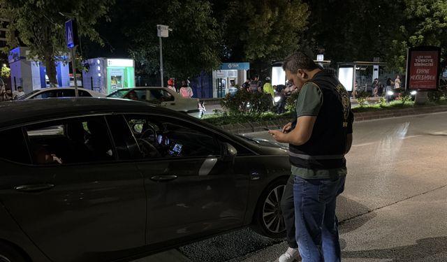 Edirne'de polis ekipleri 'şok uygulama' gerçekleştirdi