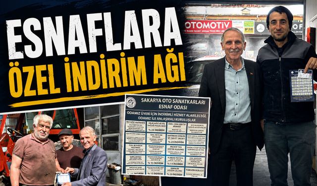 Esnaflara Özel İndirim Ağı