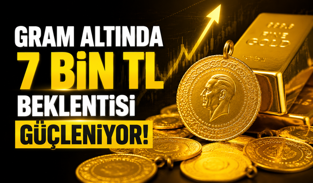 Gram Altında 7 Bin TL Beklentisi Güçleniyor