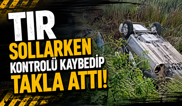Otomobil Şarampole Uçup Ters Döndü: Baba ve Kızı Yaralandı