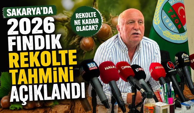 Sakarya’da 2026 fındık rekolte beklentisi açıklandı