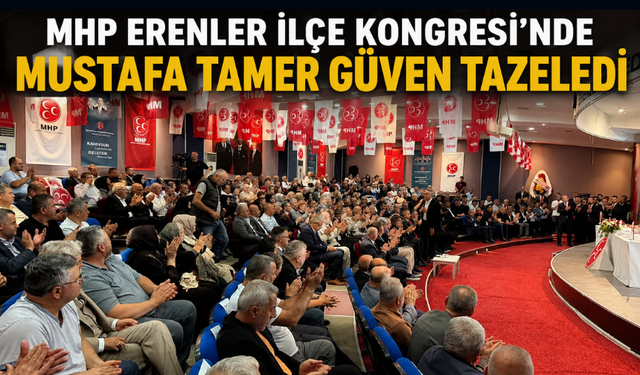 MHP Erenler İlçe Kongresi'nde Mustafa Tamer Güven Tazeledi