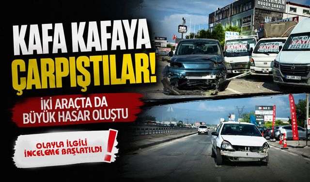 Kafa kafaya çarpıştılar!