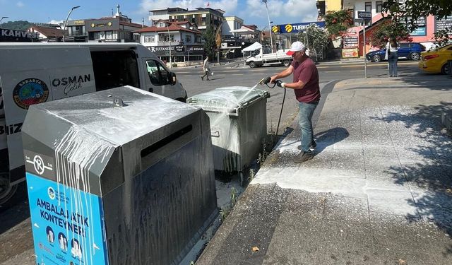 Sokaklar tertemiz kalsın diye ekipler sahada