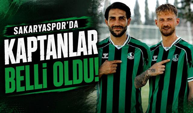 Sakaryaspor’da kaptanlar belli oldu! Liderlik Yalçın Kılınç’ta