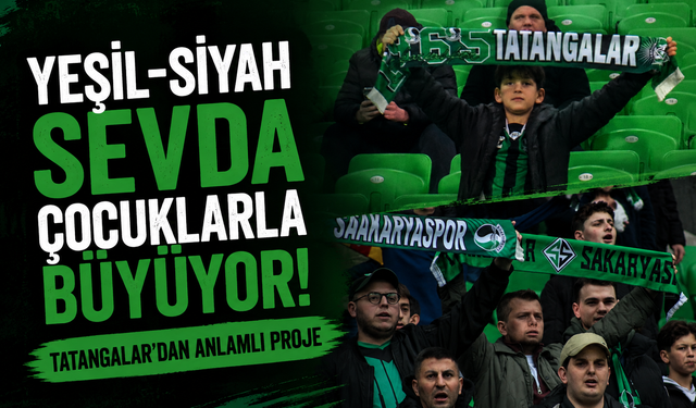 Yeşil-siyah sevda çocuklarla büyüyor! Tatangalar’dan anlamlı proje