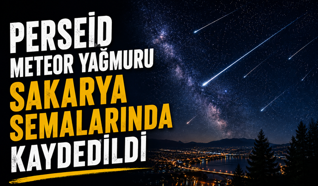 Perseid Meteor Yağmuru Sakarya semalarında kaydedildi