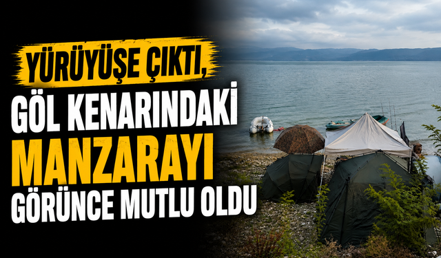 Yürüyüşe Çıktı, Göl Kenarındaki Manzarayı Görünce Mutlu Oldu