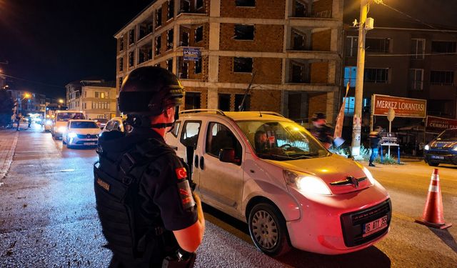 Bursa'da jandarmadan huzur ve güven uygulaması
