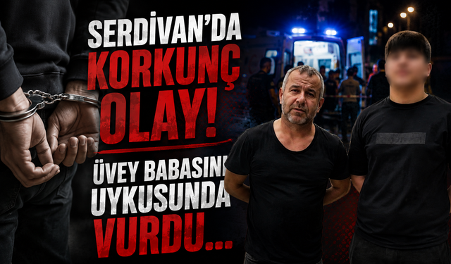 Serdivan’da silahlı olay: Üvey babasını uykusunda vuran 14 yaşındaki çocuk gözaltına alındı