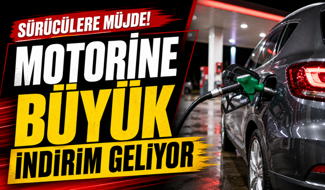 Motorine Bir İndirim Daha Geliyor: Litre Fiyatında 3 Lira 97 Kuruş...