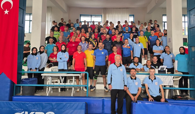 1. Ulusal Sapanca Veteran Masa Tenisi Turnuvası sona erdi