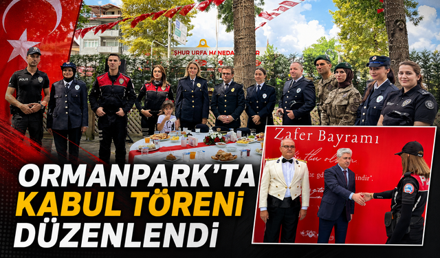 Ormanpark'ta kabul töreni düzenlendi