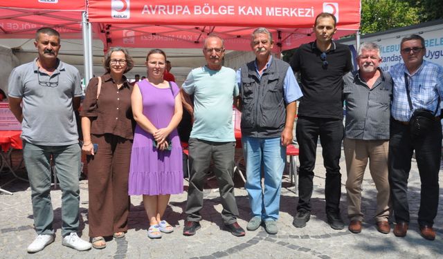 Lüleburgaz'da 'Mahallelerin Gücü Kan Bağışıyla Büyüyor' kampanyası düzenlendi