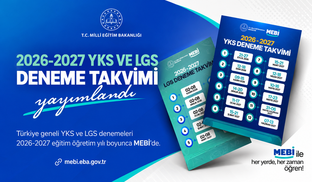 MEB duyurdu! YKS ve LGS'ye hazırlanan öğrencilere 22 deneme sınavı