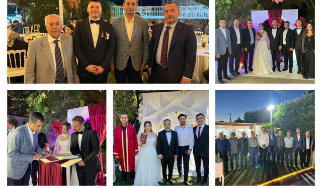 Başkan Akın genç çiftlerin mutluluğuna ortak oldu