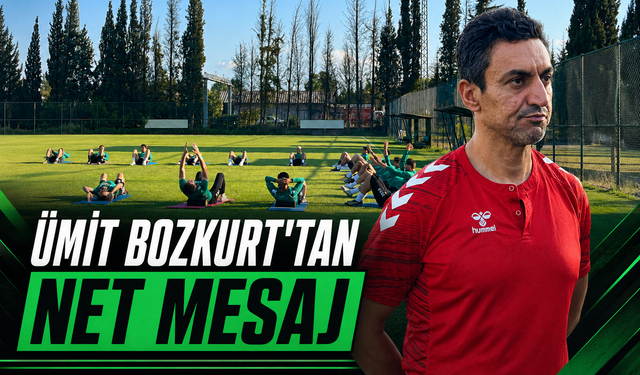 Ümit Bozkurt'tan net mesaj
