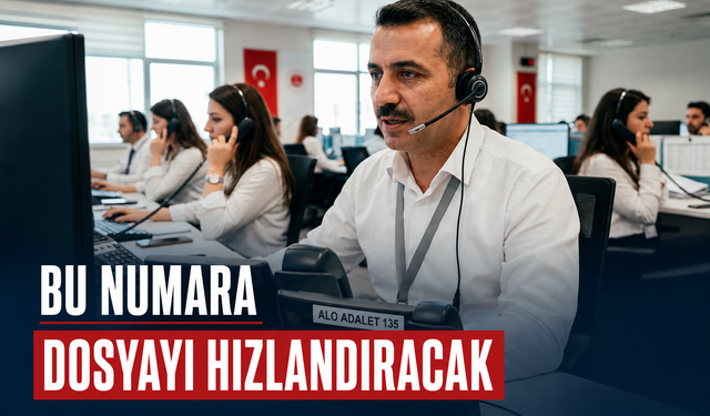 “135 Alo Adalet” hattı hizmete girdi
