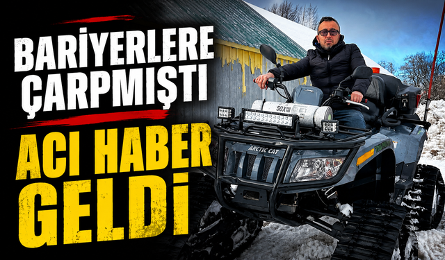 Motosikletle bariyerlere çarpmıştı: Acı haber geldi