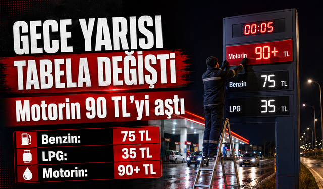 Akaryakıta gece yarısı zammı! Motorin 90 TL’yi aştı