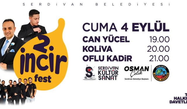Serdivan İncir Festivali bu akşam başlıyor