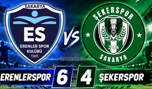 Erenlerspor ile Şekerspor’dan 10 gollü prova