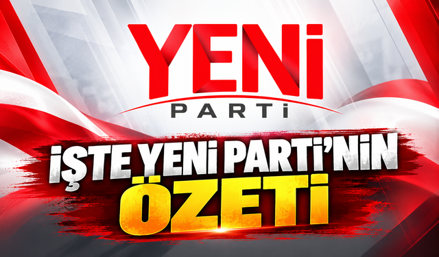 İşte Yeni Parti’nin özeti