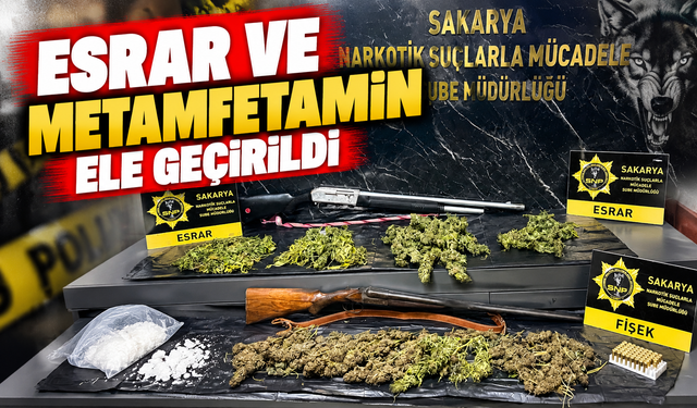 Esr*r ve met*mfet*min ele geçirildi!