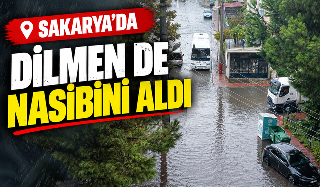 Dilmen Mahallesi’nde yollar göle döndü!