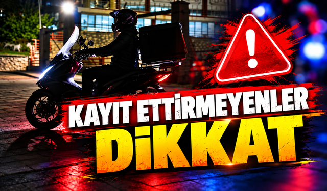 Motokuryelere sıkı denetim: 1 milyona yakın kayıtsız kurye gündemde
