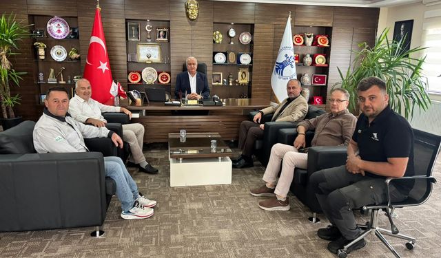 Atatürk Sanayi Sitesi yönetiminden SESOB Başkanı Kabacan’a ziyaret